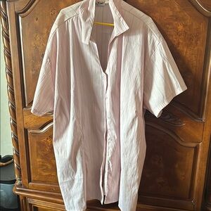 Zara Pink Striped Women's Top